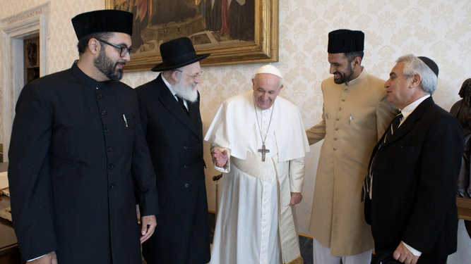 Encuentro interreligioso con el Papa