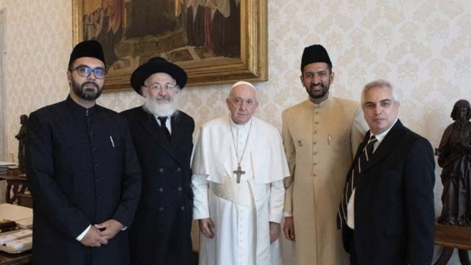 Encuentro interreligioso con el Papa
