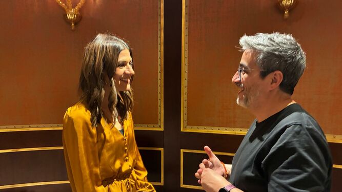 Kira McCracken, con Jesús Bastante