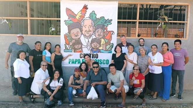 Misioneros, laicos y trabajadores del Vicariato en Caballo Cocha