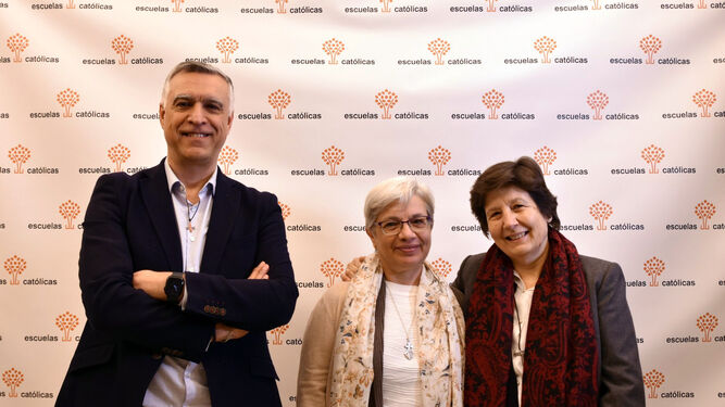 Pedro Huerta, Teresa Vives y Ana María Sánchez