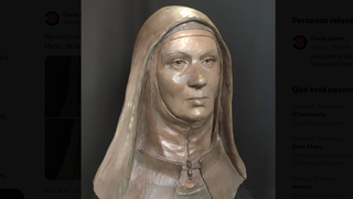Representación facial del rostro de la Santa de Ávila