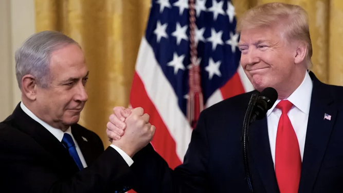 Benjamin Netanyahu y Donald Trump