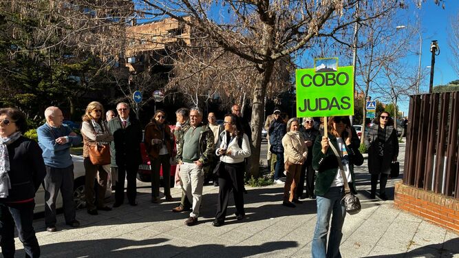 Concentración contra los obispos en Añastro