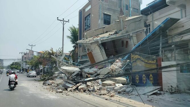 Terremoto en Birmania