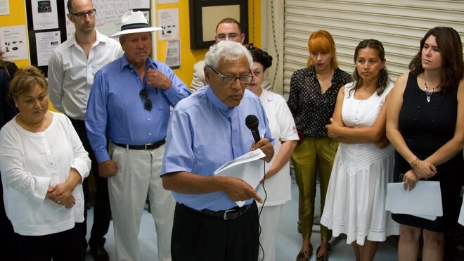 Padre Richard Estrada, activista por los derechos humanos