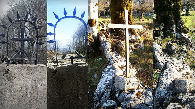 Cruces vandalizadas