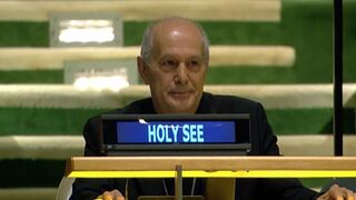 Monseñor Gabriele Caccia, Observador permanente de la Santa Sede ante las Naciones Unidas