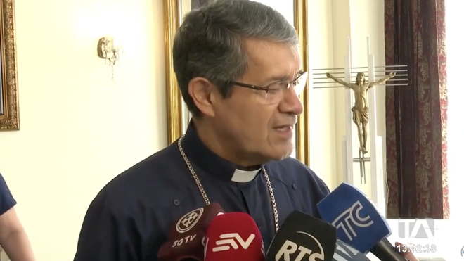 Luis Cabrera, arzobispo de Guayaquil, Ecuador.
