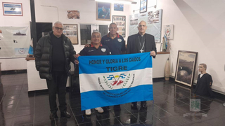 El obispo Santiago Olivera en El Talar