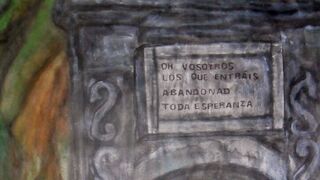 Detalle, La puerta del infierno, de Pablo Alonso