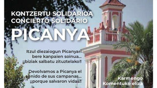 Músicos sin Fronteras y la Diputación Foral de Álava organizan un concierto para recuperar el sonido de las campanas de Picanya