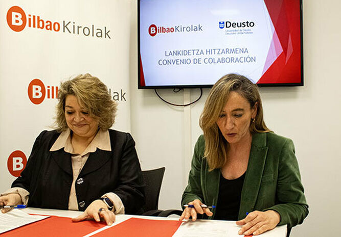 Itxaso Erroteta eta Isabel Rubio