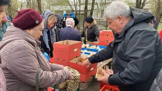 Distribución de ayuda en Zaporizhzhia