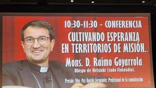 Obispo a -30º C de una iglesia que florece en Finlandia