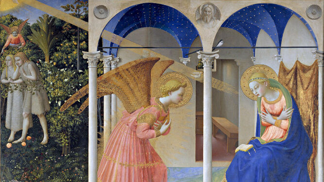 Anunciación. Sandro Botticelli.