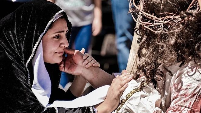 Jesús se encuentra con su madre