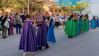Procesión infantil en Moratalaz, Madrid