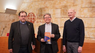 Gaspar Hernández Peludo (en el centro), con Román Ángel Pardo Manrique (izda) y Eduardo Ayuso (dcha)