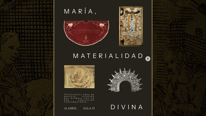 Cartel de la exposición 'María, Materialidad divina'