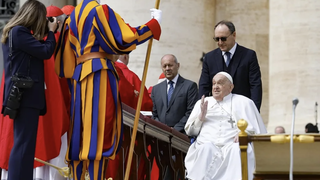 Francisco, en su aparición antes del ángelus este Domingo de Ramos