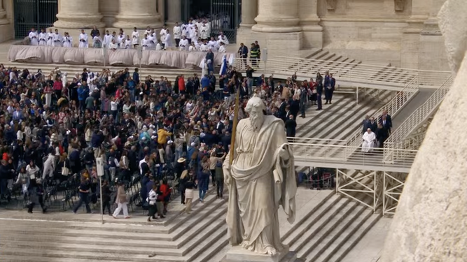 Francisco, a su llegada a la plaza