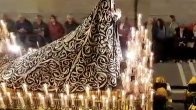 Procesión de la Dolorosa, en Pamplona