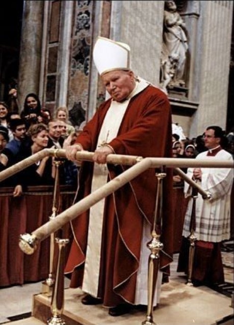 Juan Pablo II en carrelo