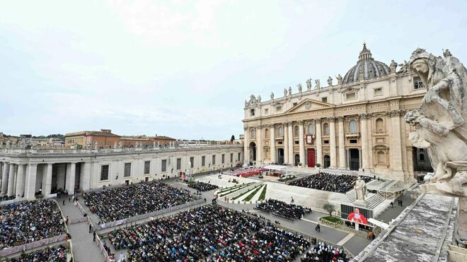 Misa del Domingo de Ramos en la Plaza de San Pedro, 13 de abril de 2025
