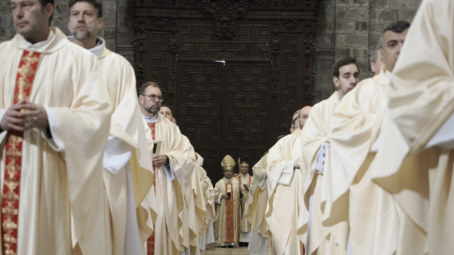 Argüello, en la Misa Crismal