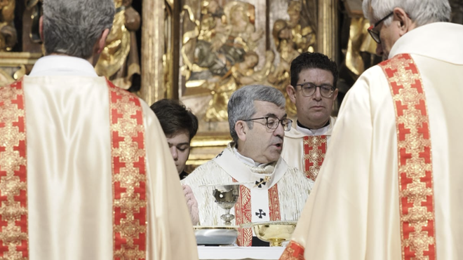 Argüello, en la Misa Crismal