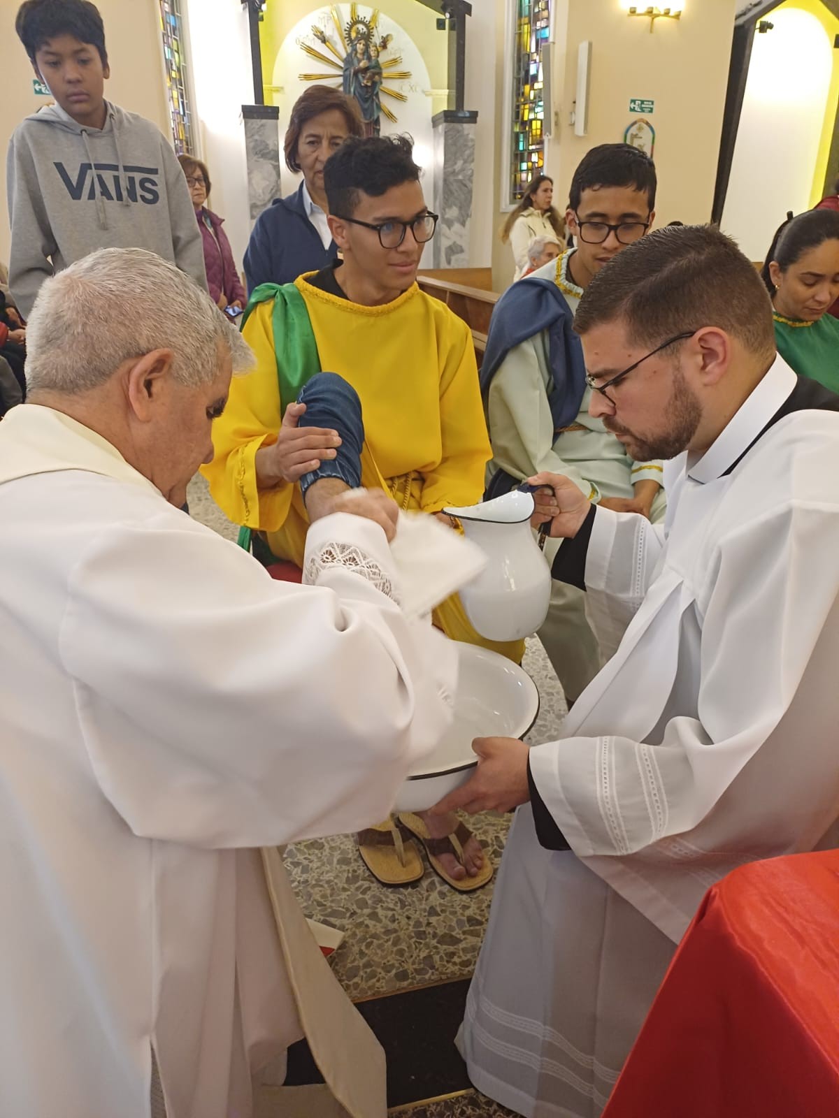 lavatorio de los pies