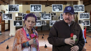 Ortega y Murillo, con víctimas de la represión