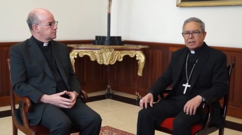 entrevista al cardenal Luis Jose Rueda Aparicio