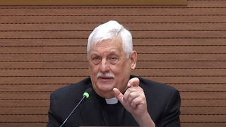 Arturo Sosa, en la rueda de prensa