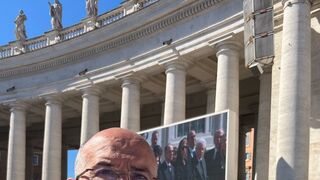 José LuisSánchez, en la misa