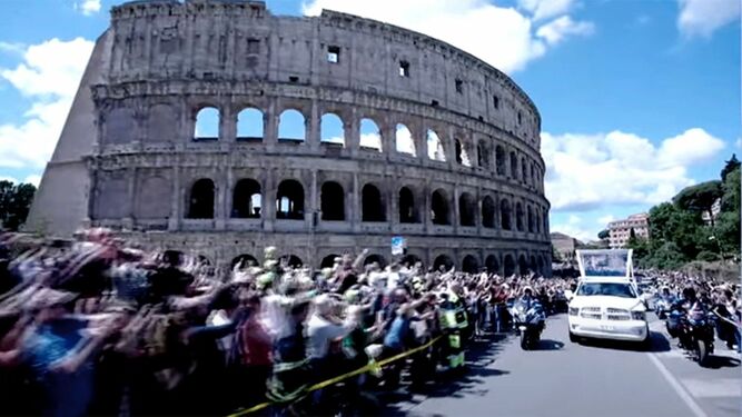Francisco, a su paso por el Coliseo