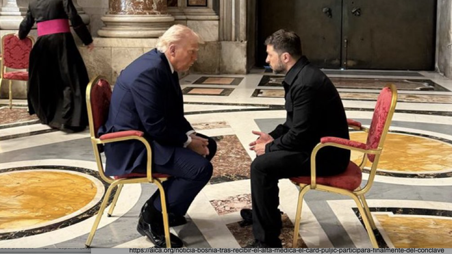 Trump, con Zelenski
