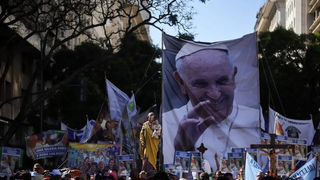 Caravana de despedida a Francisco en Buenos Aires