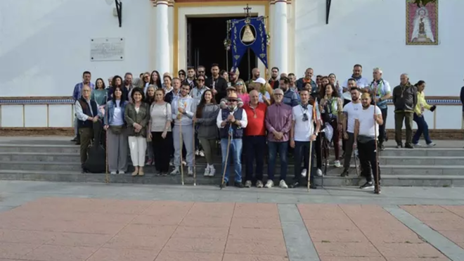 Peregrinación de internos de la prisión de Huelva a El Rocío