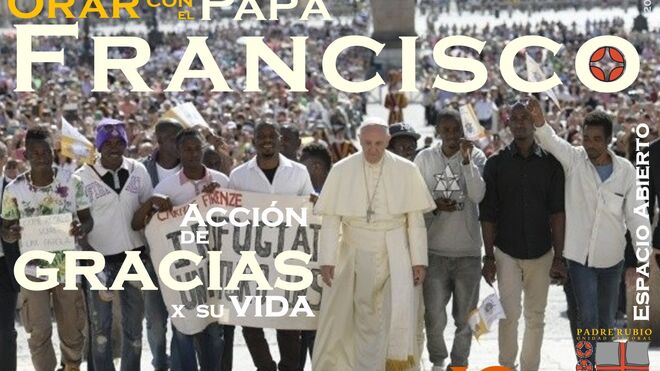 Los crucificados salvarán al mundo: retiro de acción de gracias por la vida del Papa Francisco