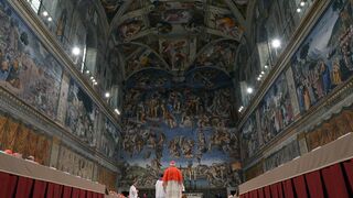 La Sixtina se prepara para el Cónclave