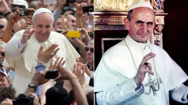 Papa Francisco y Pablo VI