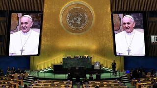 Homenaje en la ONU al papa Francisco