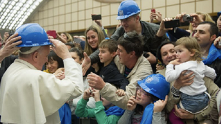 Francisco, con los trabajadores