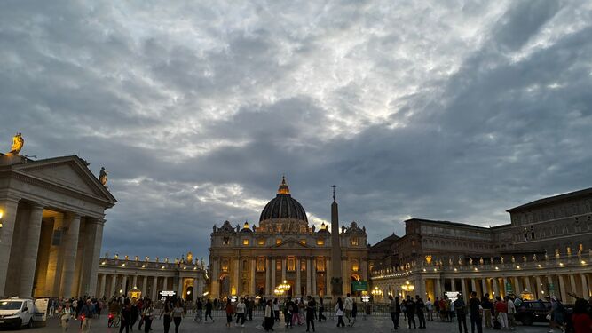 Anochece en Roma