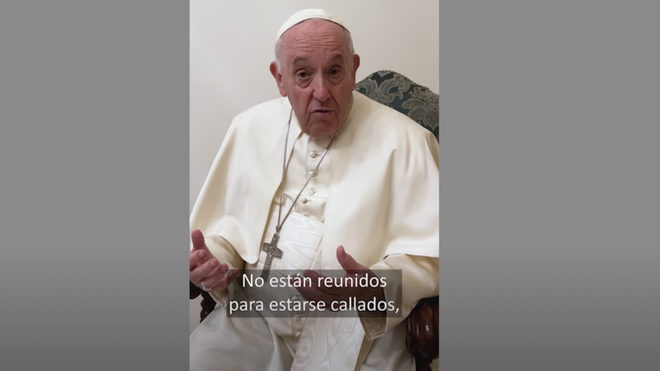 Un fotograma del vídeo inédito