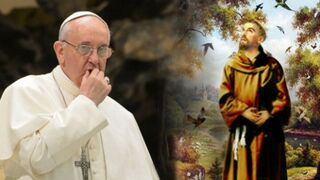 Papa Francisco y Francisco de Asís