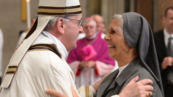 Papa Francisco y Sor Ana Sívori