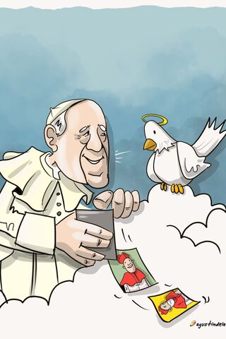 Papables desde el cielo